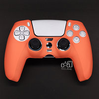 Coque en silicone NSLikey pour manette PS5, protection en silicone, coque antidérapante en caoutchouc