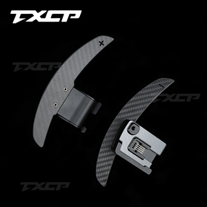 Paletas de Cambio Magnéticas para Volante de Coche <span class=keywords><strong>Ford</strong></span> Bronco Raptor Wildtrak Big Bend 2022-2024, Paletas de Cambio de Fibra de Carbono - Product Image 5
