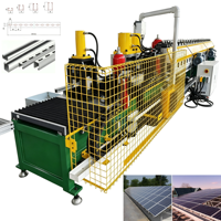 Machine de profilage de canaux de support photovoltaïque réglable en hauteur pour la pose de panneaux solaires et la construction de structures solaires