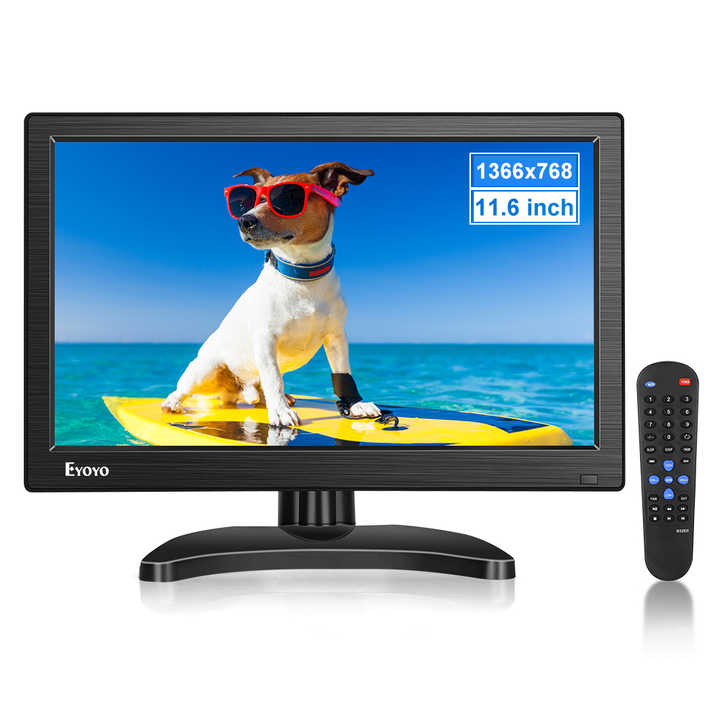 12インチ小型モニター - 全視野式IPS、HDMI、スピーカー内蔵