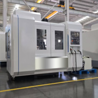 Machine de fraisage verticale CNC VMC855 à prix d'usine, personnalisable OEM, gravure haute vitesse 3 axes pour le travail des métaux