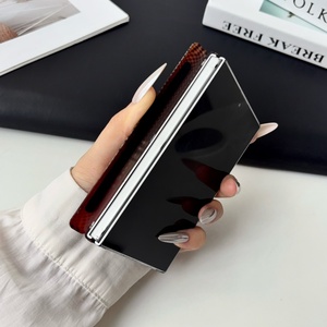 Luxury Carbon Fiber Texture Magnetic Phone Case for Samsung Z Fold 8 Ultra 7 With 360° Metal Ring Stand Slim <b>PC</b> Shockproof Cover - Product Image 4