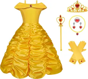 Vestito da principessa bella principessa principessa che si veste in maschera vestito da festa per bambini