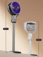 Ventilateur sur pied rechargeable 6000mAh 360° °   Ventilateur sur pied silencieux sans fil à télécommande pour circulation d'air, idéal pour les achats en gros