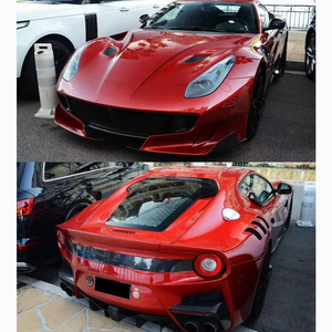 Kit carrosserie en fibre de carbone amélioré pour <span class=keywords><strong>Ferrari</strong></span> F12 (2013-2017) – Pare-chocs avant, jupes latérales, capot, ailes – Accessoires de modification automobile - Product Image 5