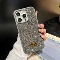Coque de téléphone élégante pour femmes avec diamants pour iPhone 13 14 15 16 17 18 Pro Max, accessoires de téléphone portable en gros