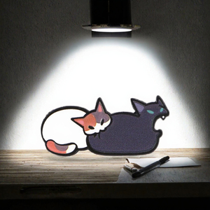 Broche de Gato Negro de Anime Japonés, Pin Esmaltado de Aleación, Insignia de Animal de Dibujos Animados para Regalo y Uso Diario - Product Image 3