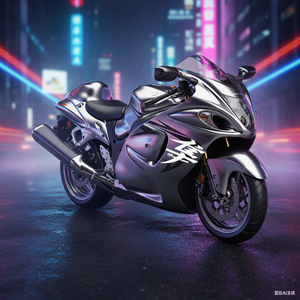 Pegatinas de motocicleta de hoja EL de alto brillo con personalizables, ideales para tanques de combustible, paneles laterales, alerones traseros y más allá - Product Image 1