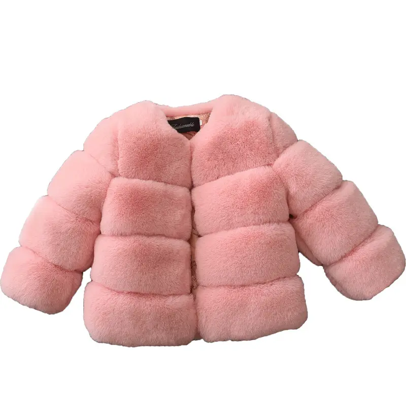 Ivy90047A Korean style kind baby girls winter wool high quality coat kids outerwear clothes