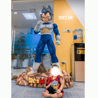 Figurines d'action Goku de Dragon Ball Z de haute qualité, taille réelle, Super Saiyan, pour collection et cadeaux