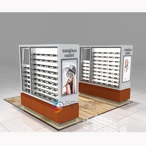 Optischer Kiosk Anzeige passender Innentiyock, neugeborenes optisches Kiosk-Design, optische Anzeige Schaukasten OEM