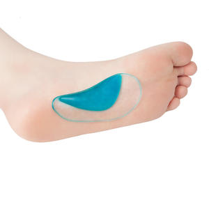 Vente directe d'usine semelles orthopédiques pour adultes Semelles de soutien de la voûte plantaire <span class=keywords><strong>en</strong></span> gel Demi-semelles <span class=keywords><strong>en</strong></span> silicone pour les pieds évasés vers l'intérieur et l'extérieur - Product Image 3