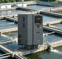 Konverter Frekuensi VFD Industri Multi-instalasi 200KW 220kW Seri L200 260HP 3PH 380V dengan Bus DC Umum untuk Peralatan