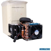 Véhicules camping-car réfrigérateur réfrigération R134a compresseur unité de condensation 24V/12V DC Mini compresseur pour réfrigérateur de voiture