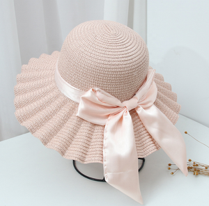 Bán Sỉ Mũ Che Nắng Vành Rộng Mũ Rộng Nơ Lớn Mũ Rơm Đi Biển Chống Nắng Ngoài Trời Cho Nữ - Product Image 4