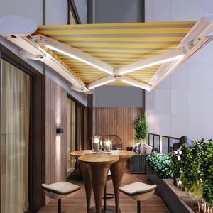 Toldo deslizante Cobertizo Red Parasol Rollo 0utdoor <span class=keywords><strong>Patio</strong></span> Vela Tela Sombra Pantalla Gardenline Sombra Vela Hogar Toldo Sombrilla plegable - Product Image 3