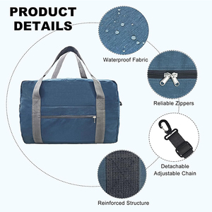 Bolsa de viaje plegable <span class=keywords><strong>personal</strong></span> de gran capacidad de 30l <span class=keywords><strong>para</strong></span> aviones - Product Image 2