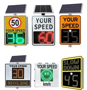 Détecteur de vitesse portable toutes saisons, facile à installer, panneau de surveillance de la vitesse par radar Sentinel, panneau d'affichage de la vitesse imperméable - Product Image 3