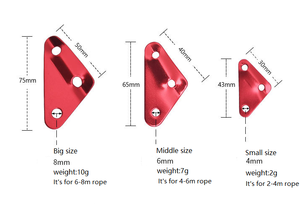 Equipo bobinador de bobinas de tapón de alta calidad, accesorios para tienda de campaña, carpa curva de aluminio, hebilla de ajuste de cuerda de viento - Product Image 2