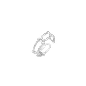 Anillo en Forma de U de Acero Inoxidable de Diseño Exclusivo, Estilo Simple, Anillos Geométricos para Mujer, Joyería de Moda al por Mayor - Product Image 6