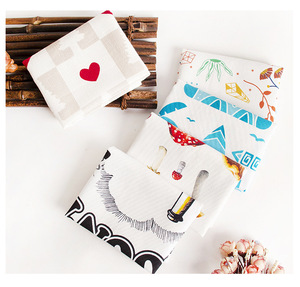 Sacs à farine en coton 100% pur de haute qualité, imprimés sur mesure, personnalisables ; nappes et serviettes de table pour la maison en gros. - Product Image 2