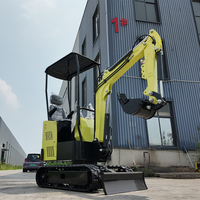 LIVRAISON GRATUITE Mini-excavatrice hydraulique sur chenilles de 1,2 tonne pour travaux en verger, serre, ferme, utilisation générale et projets de plantation d'arbres