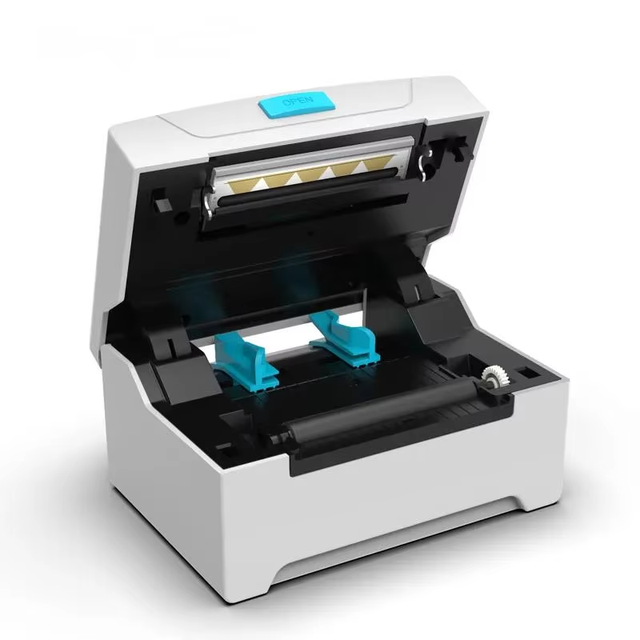 The In-line Thermal Printer Supports 40mm to 80 mm Thermal Label Printing logo Printing