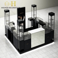Vitrine de présentation de bijoux haut de gamme, comptoir de présentation de bijoux en verre, présentoir de bijoux en métal à vendre