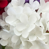 Panduan Rangkaian Bunga Buket Pernikahan, Bunga Batang Tunggal, Hydrangea Besar, Hydrangea Buatan Tiruan, Rangkaian Dekoratif