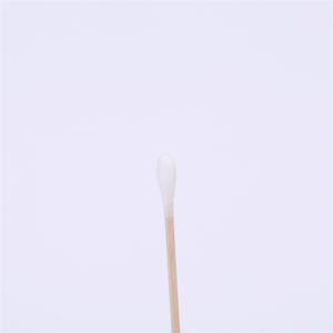 100 pezzi bastoncino di bambù tampone di cotone <span class=keywords><strong>testa</strong></span> tonda i miei auricolari caramelle confezionati in polisacco - Product Image 2