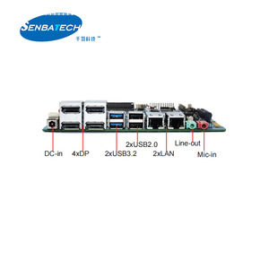 <span class=keywords><strong>V1605B</strong></span> 2 Lan DDR4 Max 32GB 6 COM 10 USB M.2 SATA 3.0 AMD NUC Embedded System Board Mini ITX Motherboard Industrial - Product Image 3