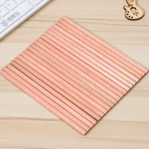 高品質オフィススクールナチュラル木製鉛筆2Bログバルクプロモーションカスタマイズロゴ