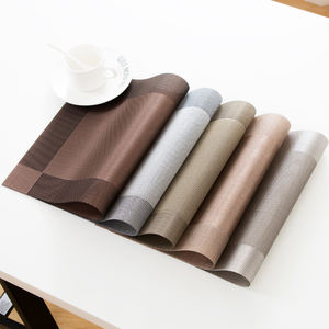 Napperons de table STARUNK compétitifs bon marché, <span class=keywords><strong>tapis</strong></span> de table à manger réutilisables et résistants à la chaleur, napperons antidérapants en vinyle PVC résistant à l'huile - Product Image 2