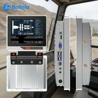 All-in-One Industrial Control Machine 10.4-21.5 Inch Industrial Embedded Capacitive Touch Screen USB Front Industrial Computer