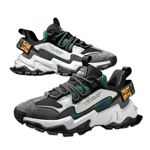 XRH toptan örgü erkek spor rahat ayakkabılar özel logo ışık moda nefes Sneakers erkekler için spor yürüyüş tarzı ayakkabı - Product Image 1