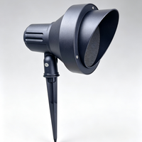 Haut-parleur d'extérieur à piquet pour jardin, étanche en ABS, 70/100V 40W, pour système audio paysager et patio