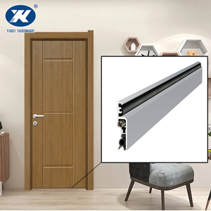 Guarnizione Automatica a Scomparsa in Alluminio <span class=keywords><strong>per</strong></span> Porte, Guarnizione a Incasso su Misura <span class=keywords><strong>per</strong></span> Isolamento Acustico, Antipolvere ed Efficienza Energetica - Product Image 1