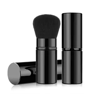 Pinceaux de maquillage Kabuki rétractables en vente en ligne sur Amazon Pinceau à fard à joues Pinceaux à poudre portables = pour cosmétiques liquides de voyage