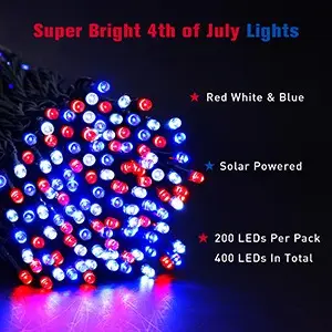 Solar String Lights Outdoor Waterproof For Garden Wedding Party Patio Holiday Decor