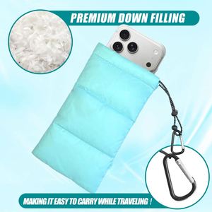 Factory Custom Logo Waterproof <b>Matt</b> Lamination Eco-Friendly Nylon Cotton Sunglasses Bags Drawstring Glasses Pouch Soft - Product Image 3
