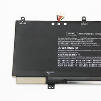 Batterie d'ordinateur portable d'origine SP04XL TPN-Q185 TPN-Q203 TPN-Q204 HSTNN-IB8R HSTNN-OB1B pour HP Spectre X360 13, rechargeable