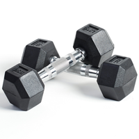 Vente en gros d'haltères hexagonaux en caoutchouc 2.5-100lbs (1.25-45kg) - Gym & équipement de fitness à domicile