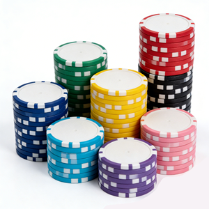 Jetons de poker PS en gros, 39 mm, design vierge, jetons de casino durables pour fêtes et divertissements - Product Image 1