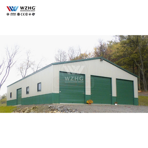 Hecho en China Precio de fábrica Estructura de acero Garaje de metal Garaje extraíble para estacionamiento de automóviles - Product Image 1