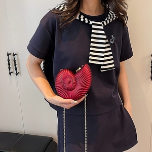 Toptan çanta yeni tasarım benzersiz moda zincir Crossbody çanta akrilik kabuk kabuklu şekilli çanta kadınlar için - Product Image 3