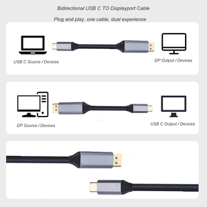 Cavo Syong da USB-C a DisplayPort 8K60MHZ, in Rame Bear con Guscio in Alluminio e Treccia, per Telefono, TV, Laptop, Desktop, Tablet, Proiettore - Product Image 3