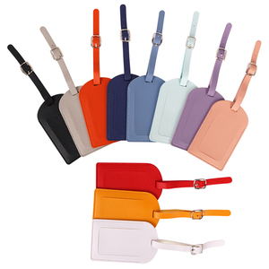 Customizable Personalized Travel Luggage <b>Tag</b> PU Leather <b>Name</b> ID Address <b>Tag</b> Suitcase <b>Tag</b> for Women and Men - Product Image 5