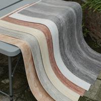 Panneaux muraux en travertin romain imprimés en 3D pour 600 x 1200 mm, placage de pierre mince souple et flexible pour l'intérieur et l'extérieur, enveloppement de colonnes