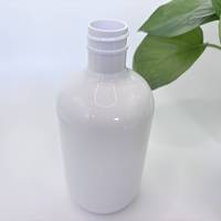 Bouteille en plastique PET de 500 ml personnalisable en gros, opaque, étanche, finition lisse