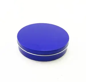 100g 100ml blau schwarz Aluminium gläser Metall farb dosen Aluminium Blechdose Aluminium Fracht behälter